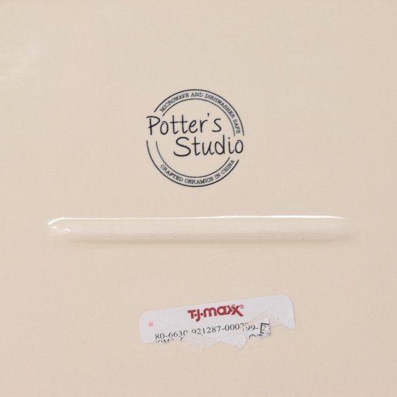 Potters Studio O Christmas Tree Farm Serving Dish Red Truck Holidays Party Table - Picture 4 of 8